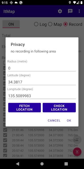basic screen