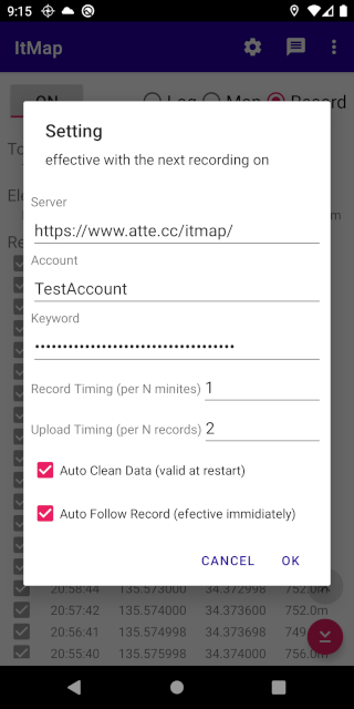 basic screen